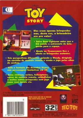 Toy Story (Europe) box cover back